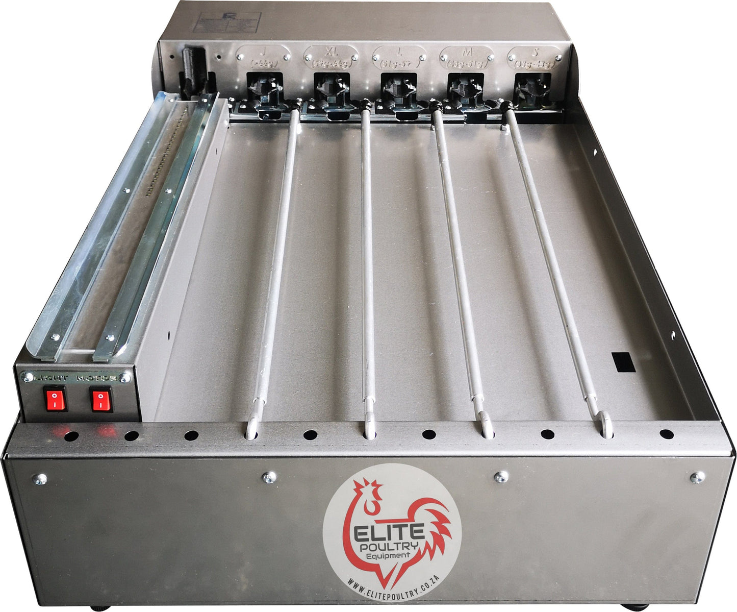 Egg Grading and Sorting Machine - Elite 750 Egg Grader Pro with Candling Lights - Grade 750 Eggs per hour