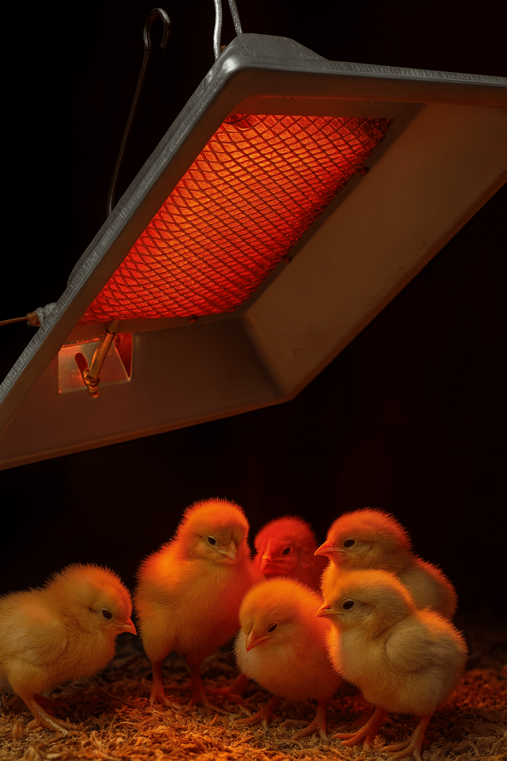 Gas heater for chicks