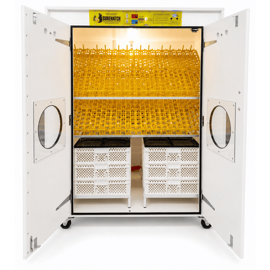 2000 I-Egg Incubator kanye ne-Hatcher Combo - Imodeli Yedijithali Ezenzakalelayo Ephelele SH2000 SuperHatch©