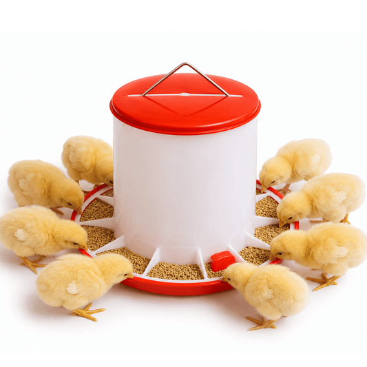 Poultry Tube Feeder 9 kg Umthamo - Elite Poultry Equipment