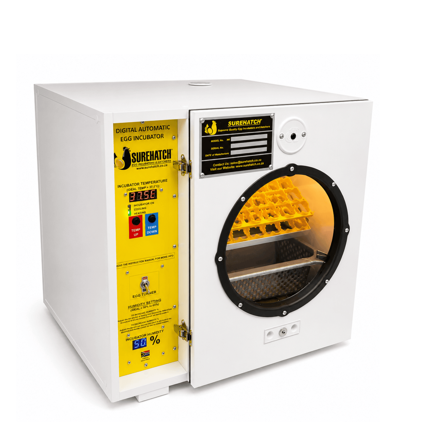 60 I-Egg Incubator and Hatcher - Fully Automatic Digital SH60 