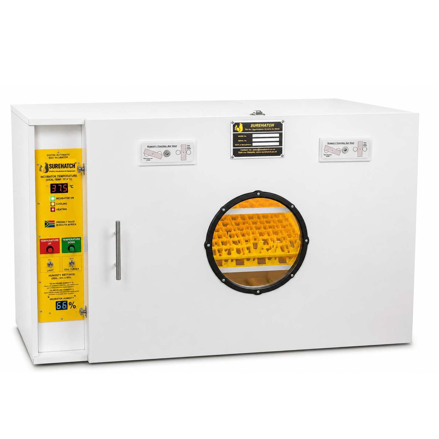 680 Egg Incubator and Hatcher - Fully Automatic Digital Model SH680